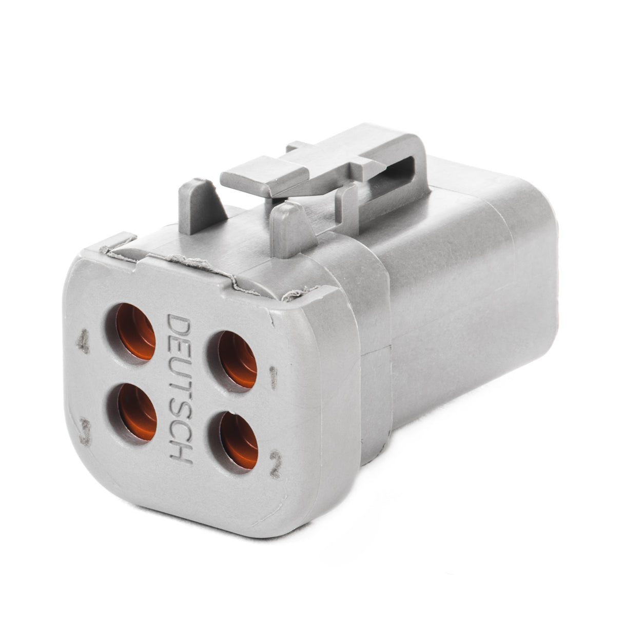 DTP06-4S-E003 - DTP Series - 4 Socket Plug - End Cap, Gray