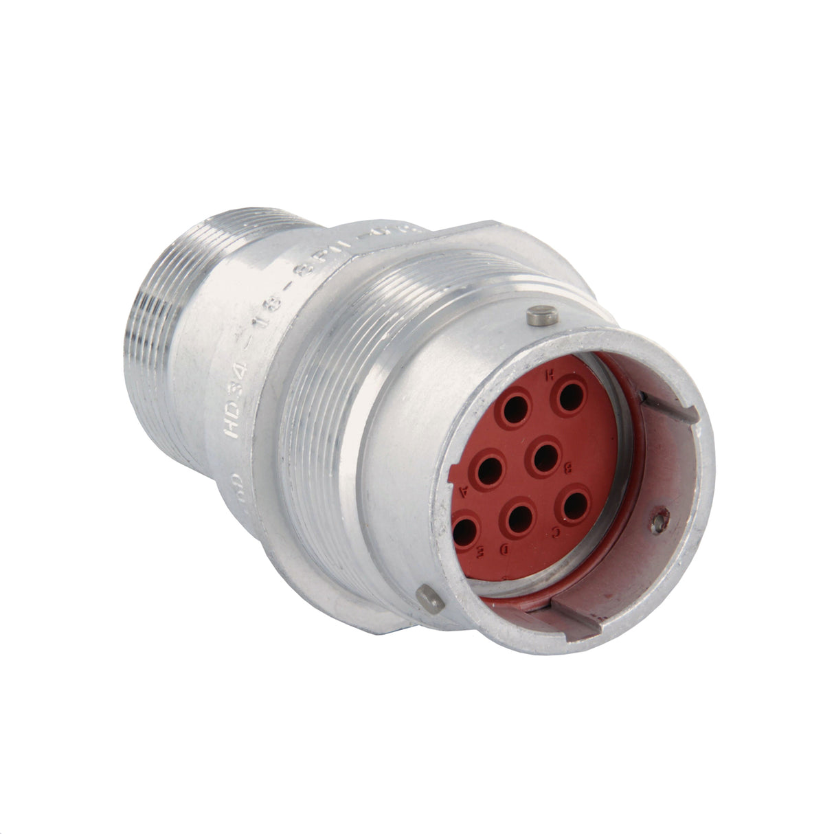 HD34-18-8PN-072 - HD30 Series - 8 Pin Receptacle - 18 Shell, N Seal, Adapter, Flange