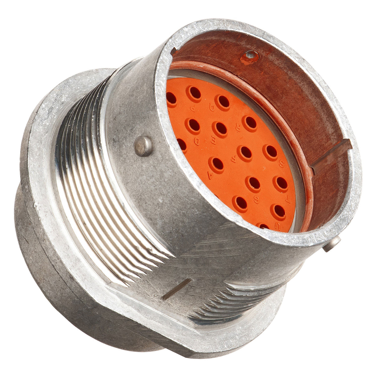 HD34-24-23PN - HD30 Series - 23 Pin Receptacle - 24 Shell, N Seal, Flange
