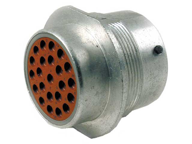 HD34-24-23ST - HD30 Series - 23 Socket Receptacle - 24 Shell, T Seal, Reverse, Flange
