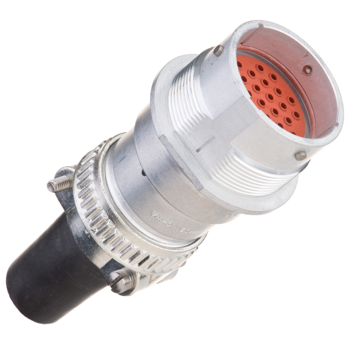 HD34-24-31PE-059 - HD30 Series - 31 Pin Receptacle - 24 Shell, E Seal, Cable Clamp, Flange