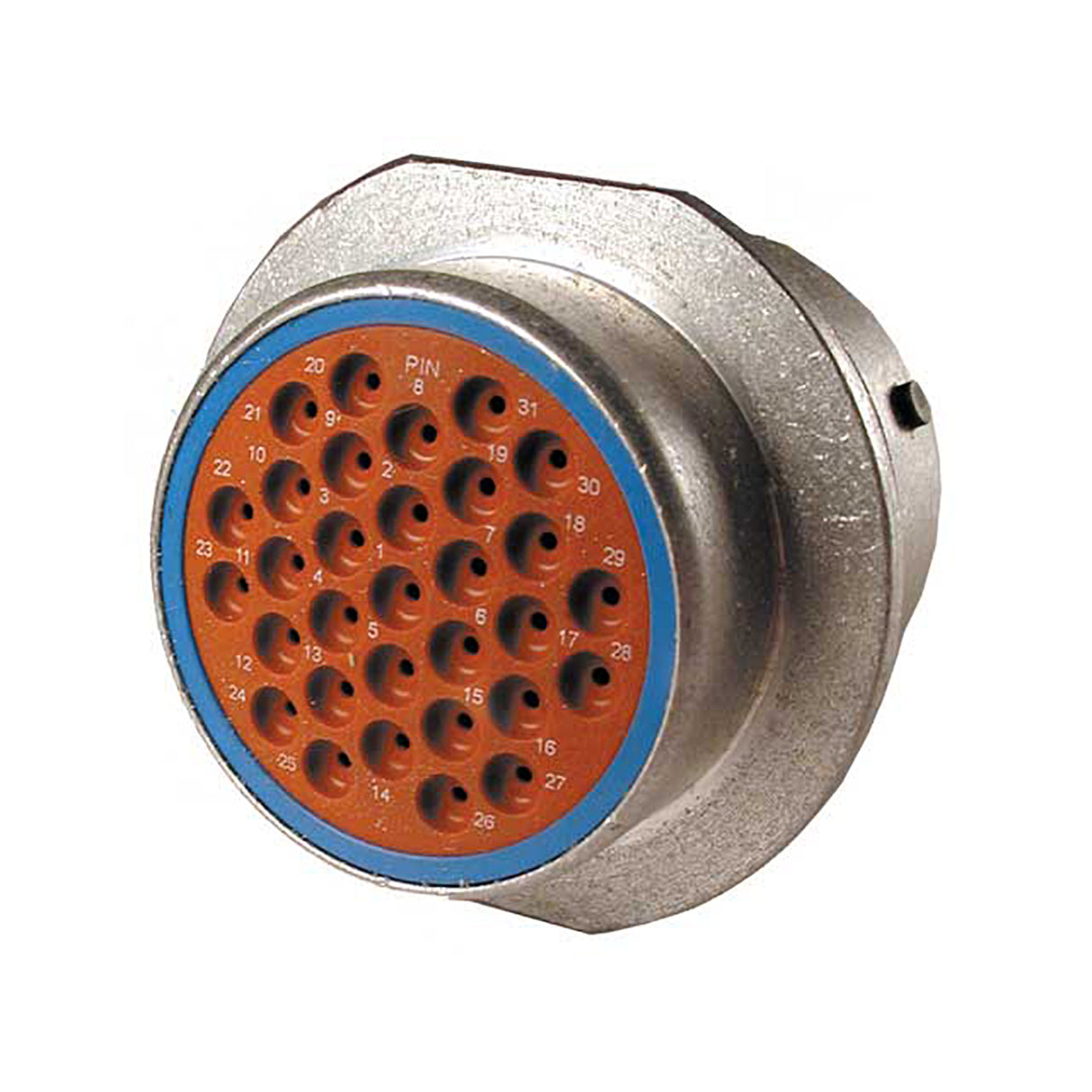 HD34-24-31PE - HD30 Series - 31 Pin Receptacle - 24 Shell, E Seal, Flange