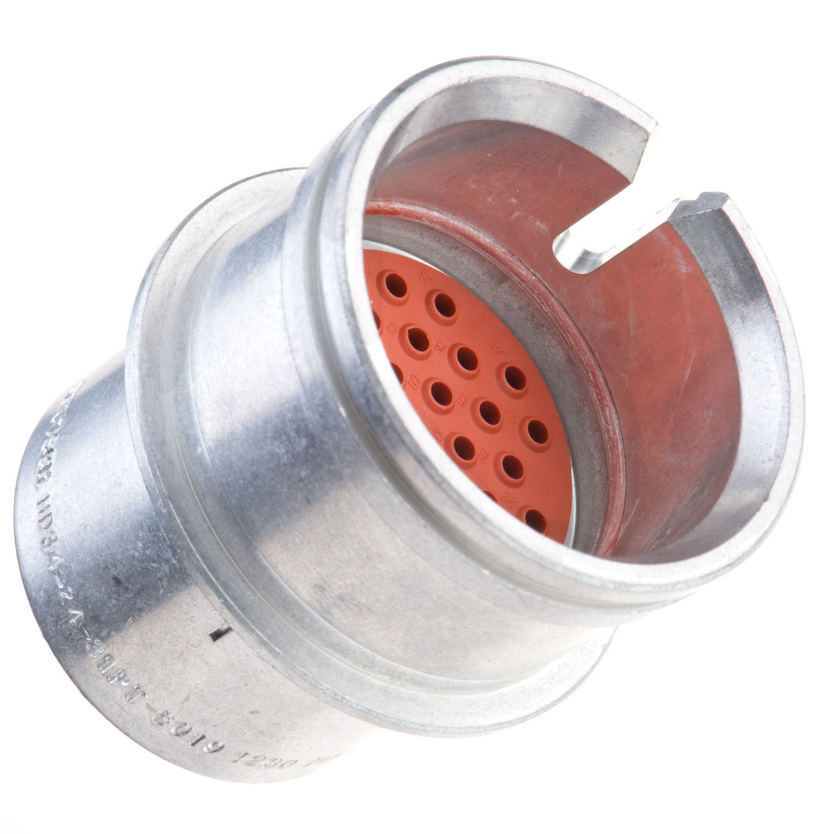 HD34-24-31PT-B019 - HD30 Series - 31 Pin Receptacle - 24 Shell, T Seal, Custom Mount, Flange