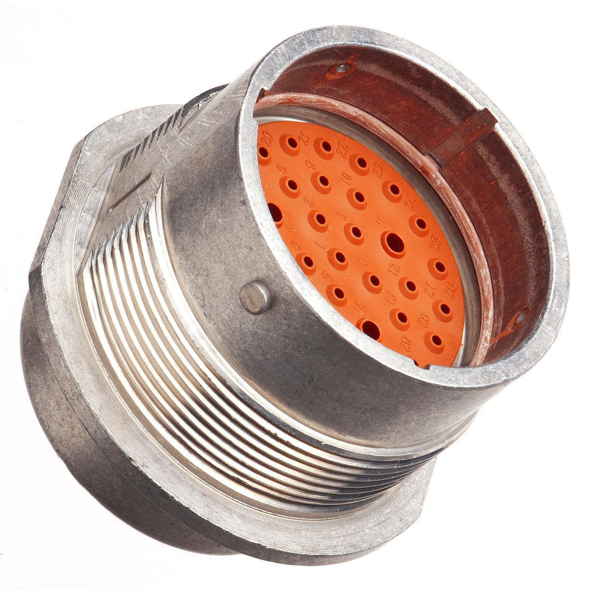 HD34-24-35PN - HD30 Series - 35 Pin Receptacle - 24 Shell, N Seal, Flange