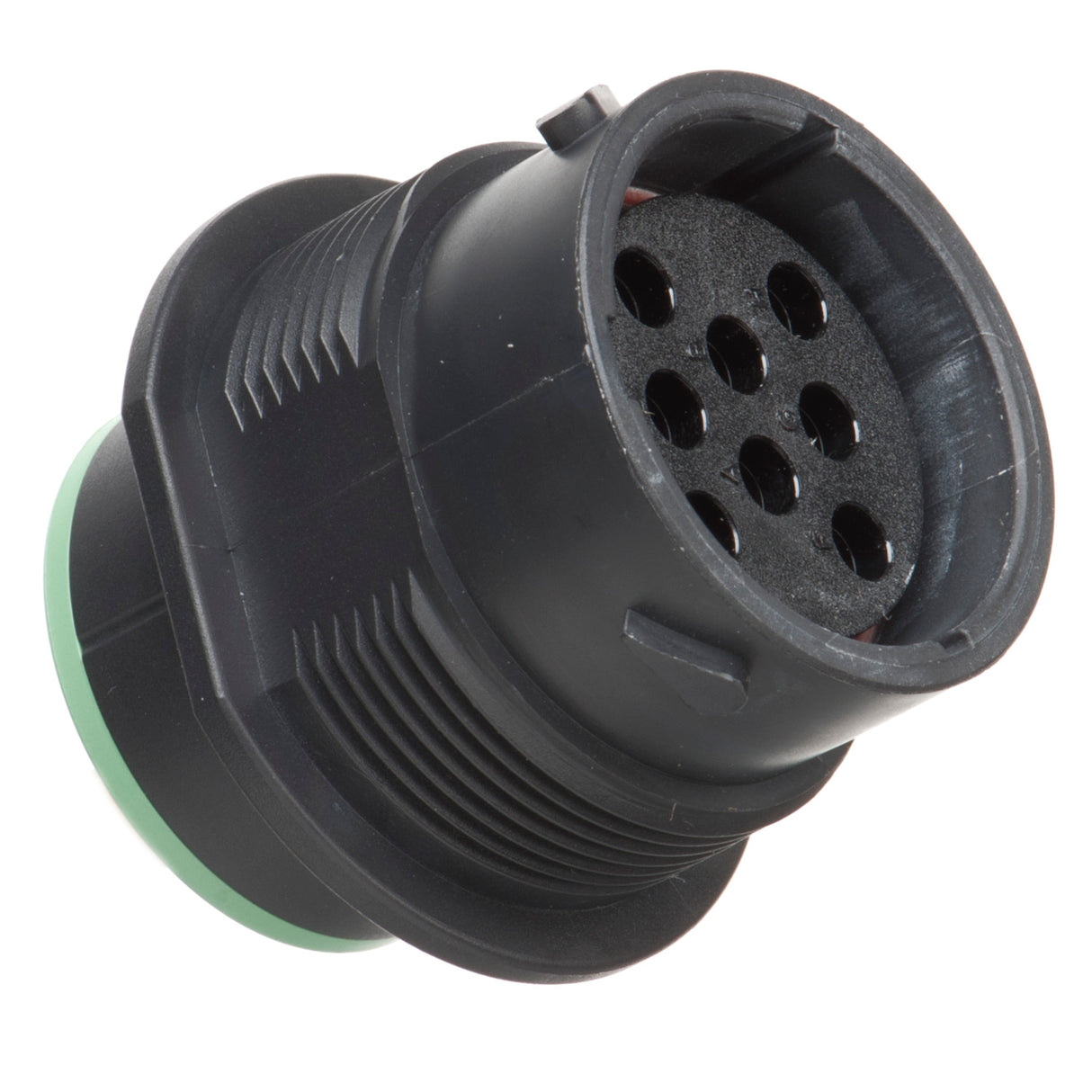 HDP24-18-8SN - HDP20 Series - 8 Socket Receptacle - 18 Shell, N Seal, Reverse, Flange