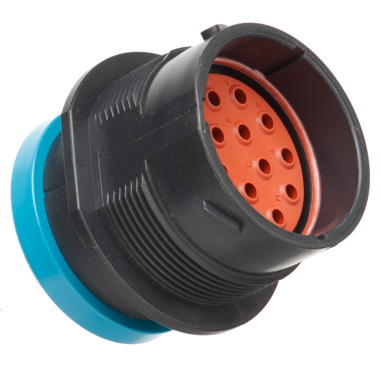 HDP24-24-16PE-L017 - HDP20 Series - 16 Pin Receptacle - 24 Shell, E Seal, Ring Adapter, Flange