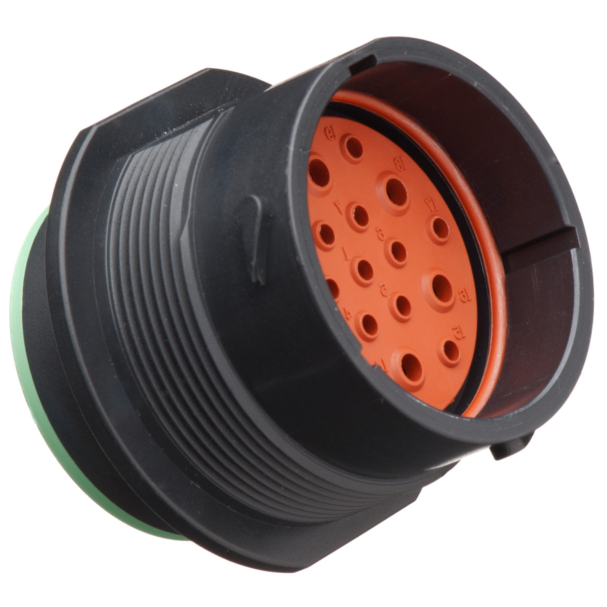 HDP24-24-19PN - HDP20 Series - 19 Pin Receptacle - 24 Shell, N Seal, Flange