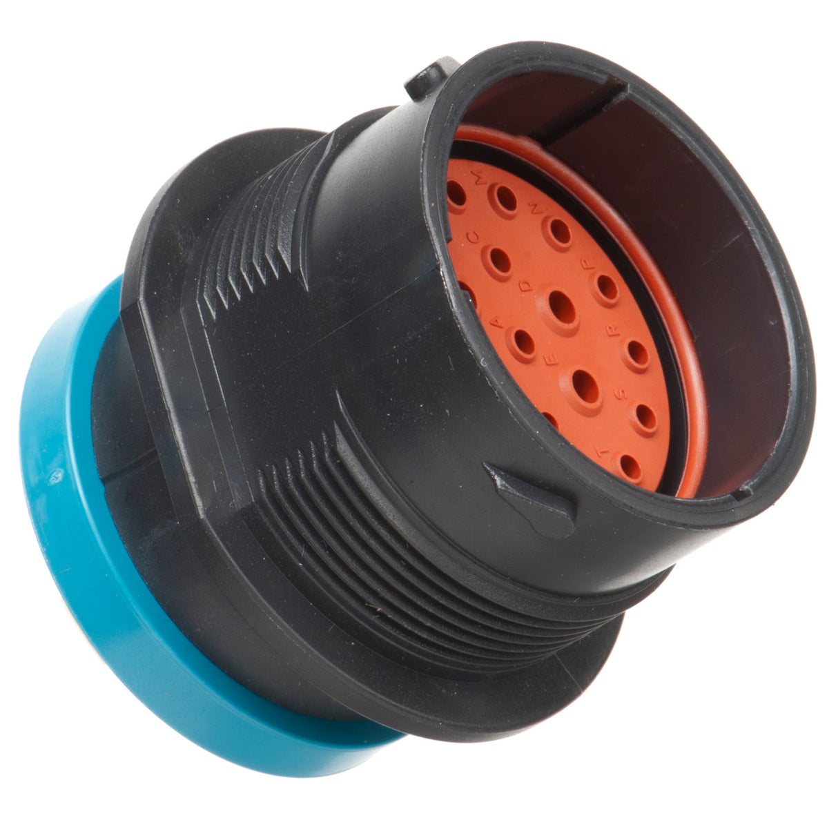 HDP24-24-21PE-L017 - HDP20 Series - 21 Pin Receptacle - 24 Shell, E Seal, Ring Adapter, Flange