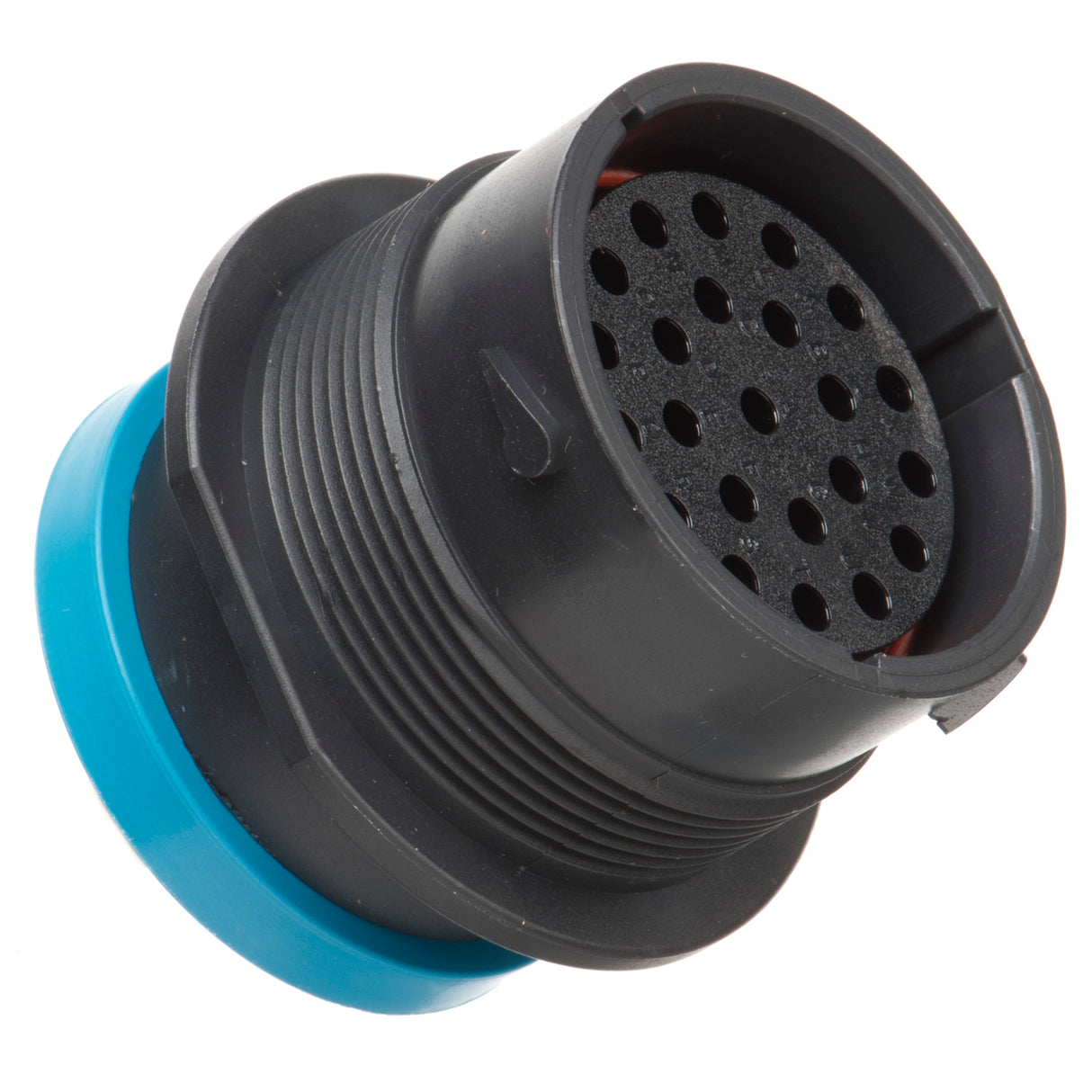 HDP24-24-23SE-L017 - HDP20 Series - 23 Socket Receptacle - 24 Shell, E Seal, Reverse, Ring Adapter, Flange