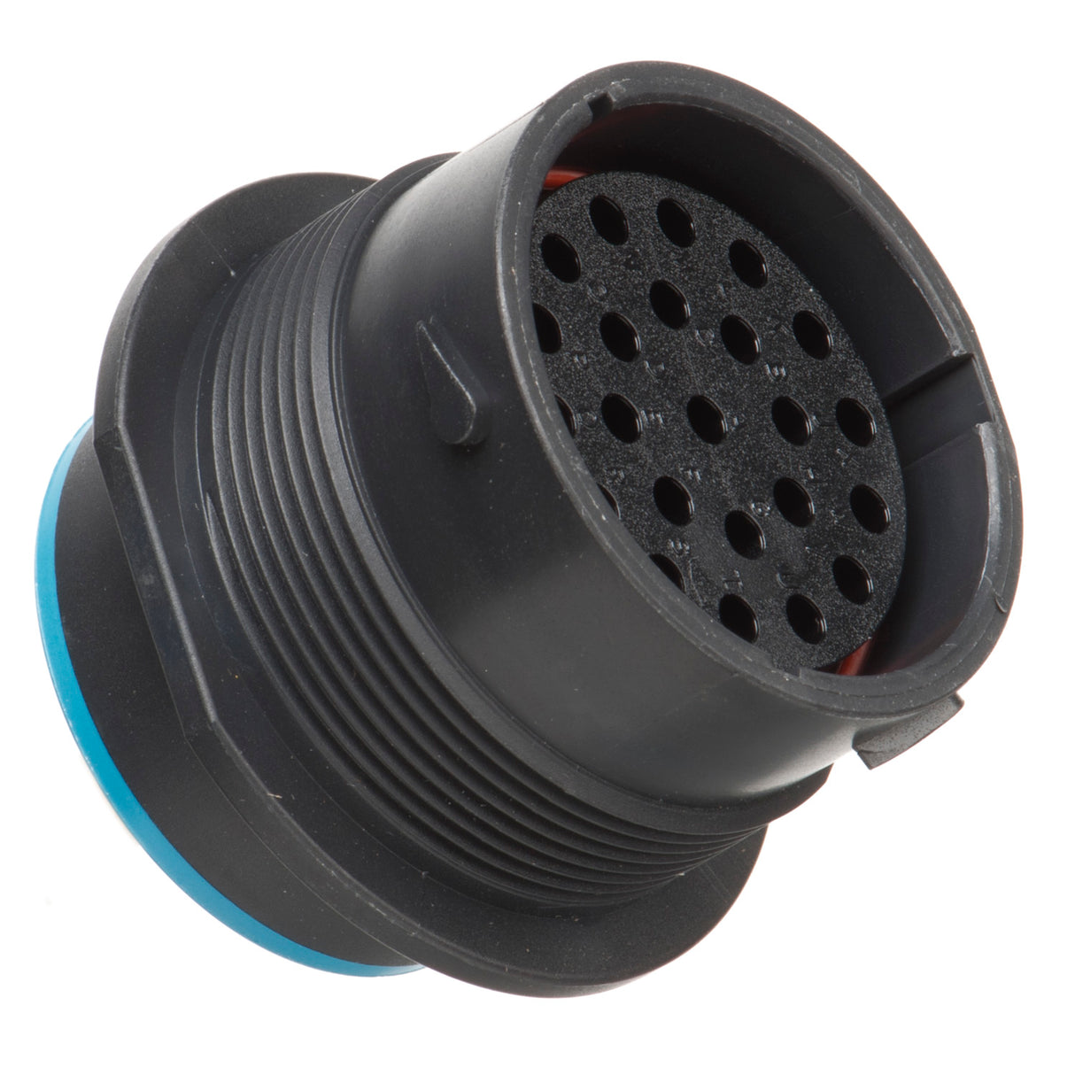 HDP24-24-23SE - HDP20 Series - 23 Socket Receptacle - 24 Shell, E Seal, Reverse, Flange