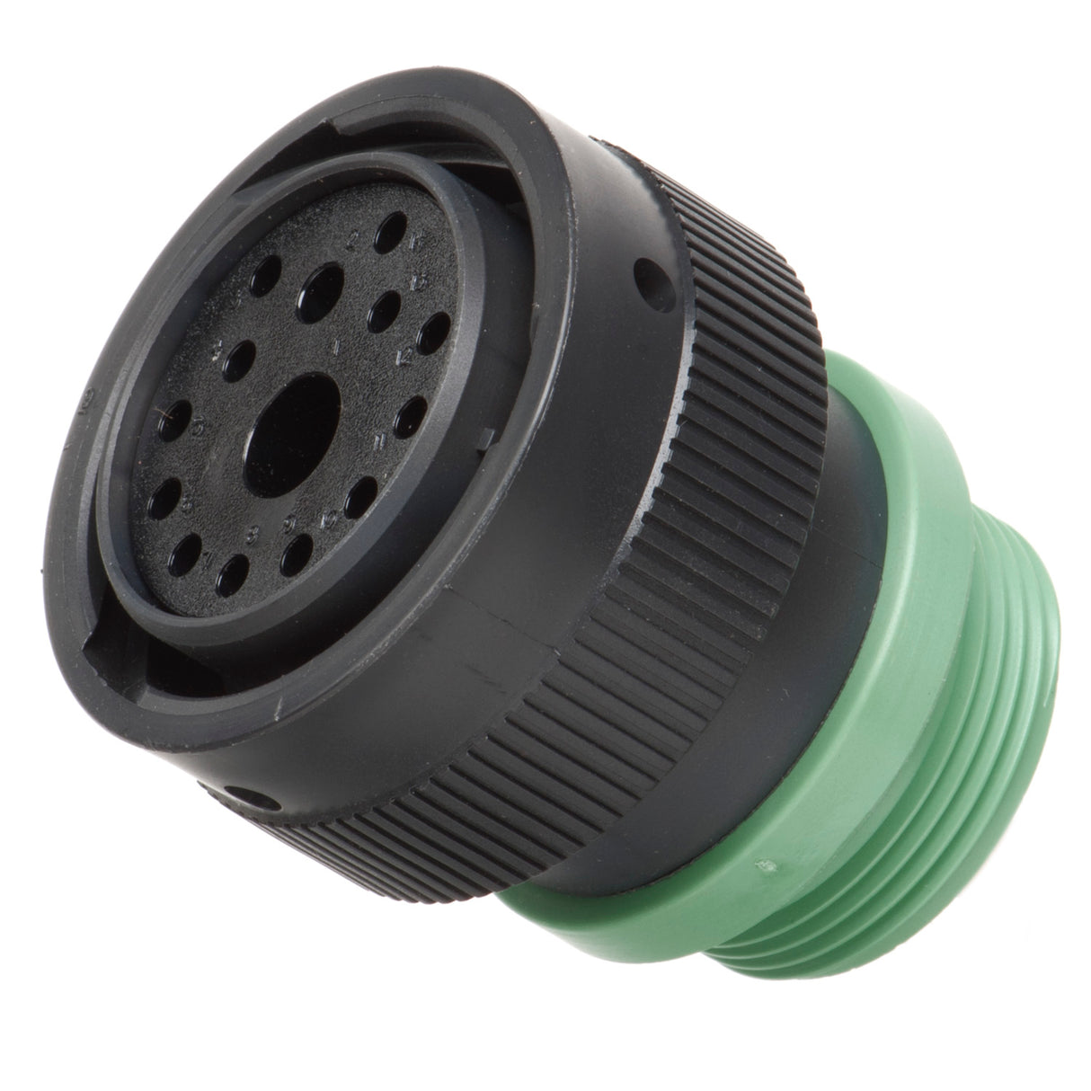 HDP26-24-14SN-L015 - HDP20 Series - 14 Socket Plug - 24 Shell, N Seal, Threaded Adapter