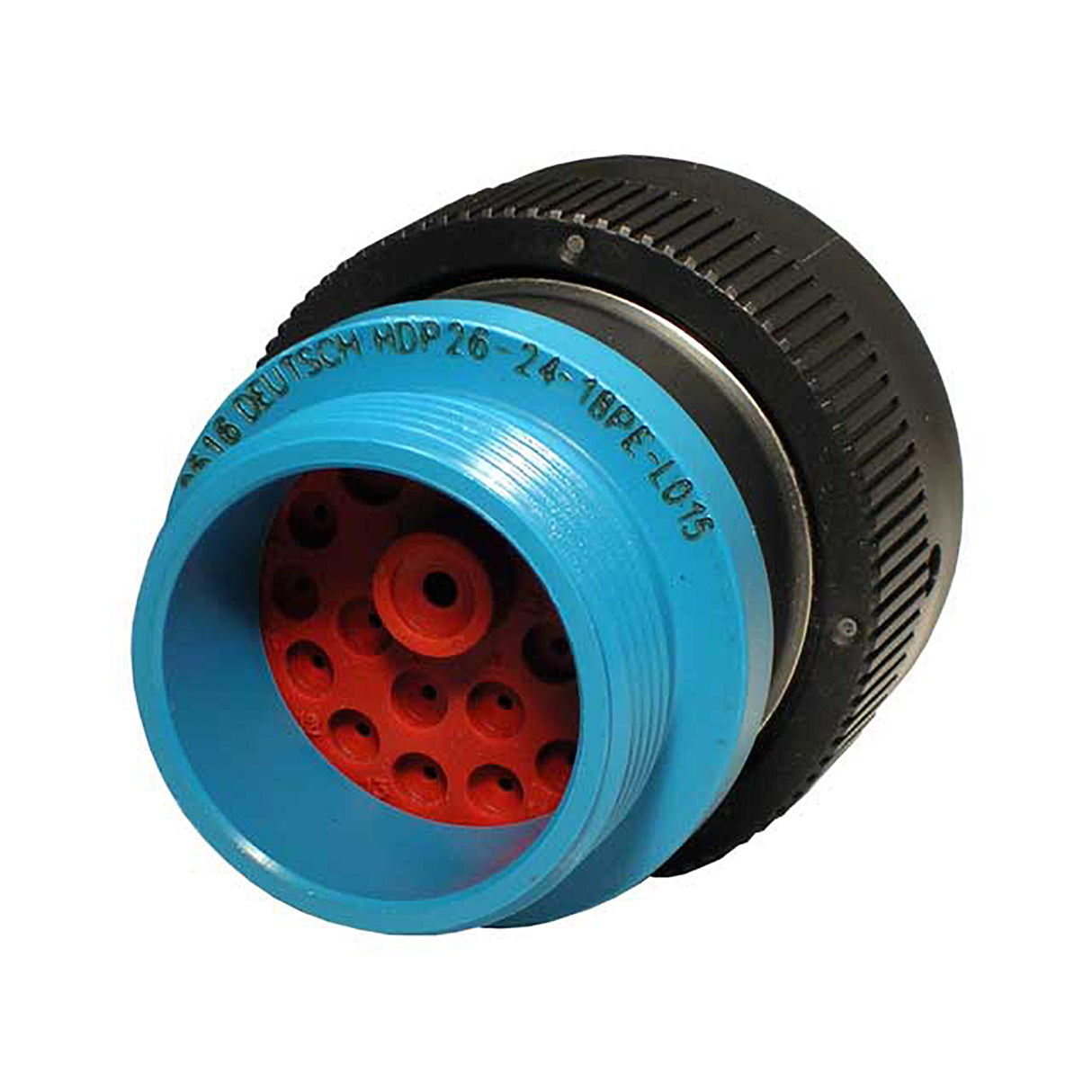 HDP26-24-18PE-L015 - HDP20 Series - 18 Pin Plug - 24 Shell, E Seal, Reverse, Threaded Adapter
