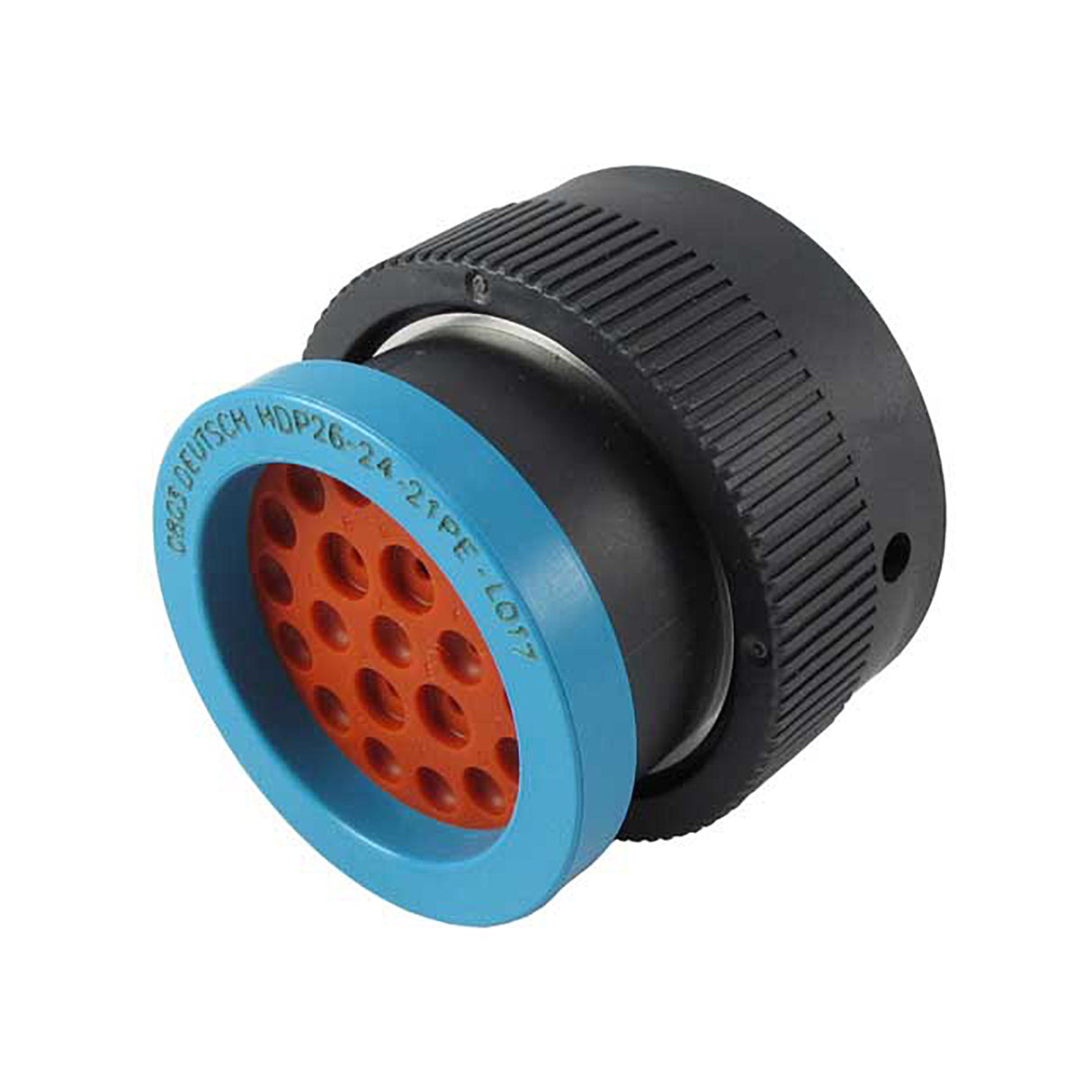 HDP26-24-21PE-L017 - HDP20 Series - 21 Pin Plug - 24 Shell, E Seal, Reverse, Ring Adapter