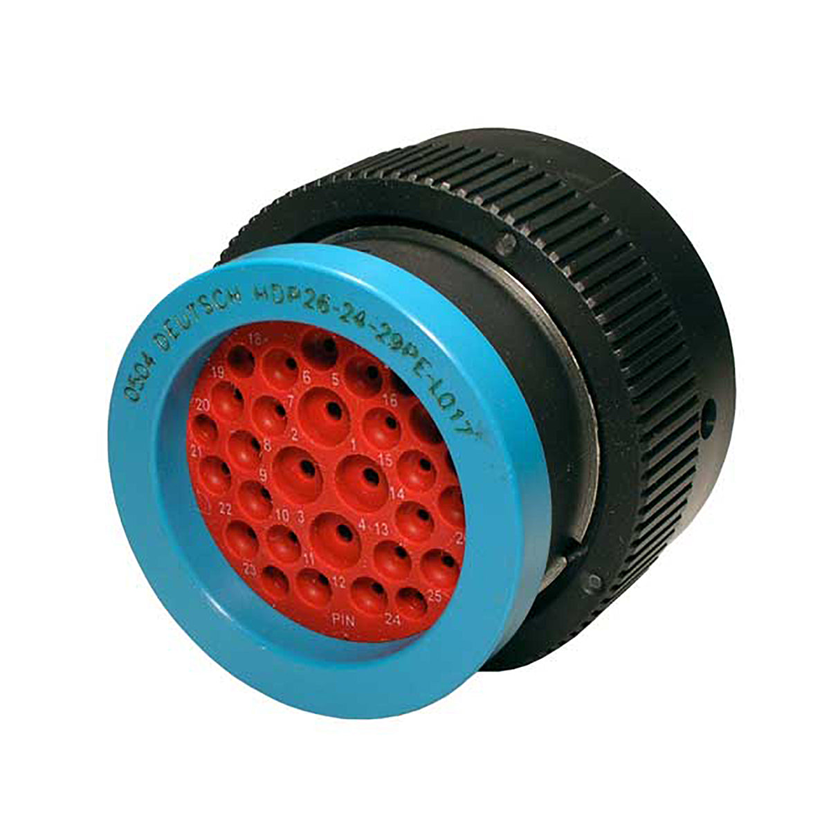 HDP26-24-29PE-L017 - HDP20 Series - 29 Pin Plug - 24 Shell, E Seal, Reverse, Ring Adapter
