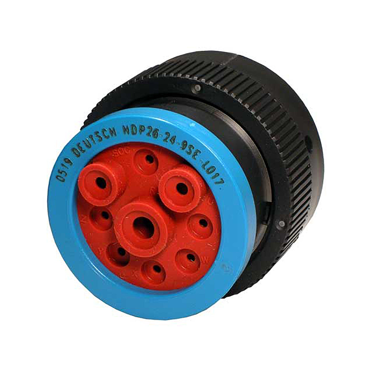 HDP26-24-9SE-L017 - HDP20 Series - 9 Socket Plug - 24 Shell, E Seal, Ring Adapter