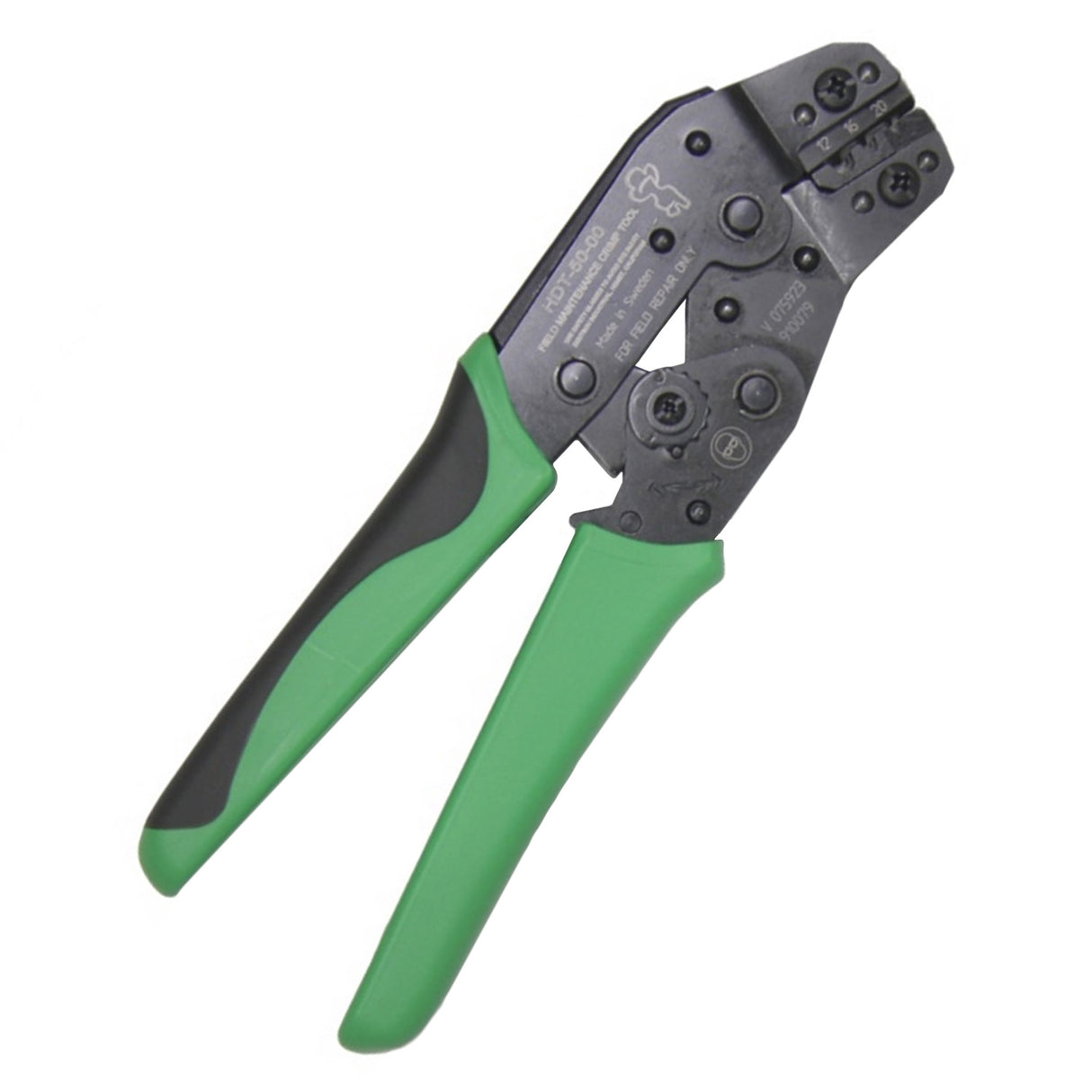 HDT-50-00 - Single Indent Production Grade Hand Crimper for size 12-20 Solid Contacts