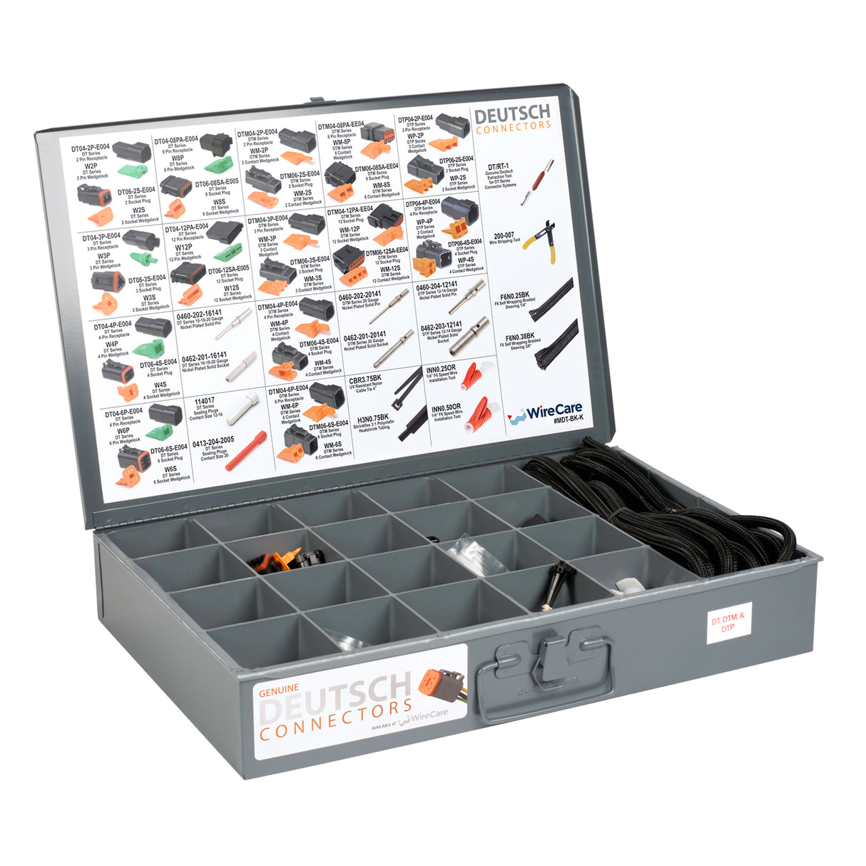 MDT-BK-K - DT Series, Master Kit w/o Crimper, Black