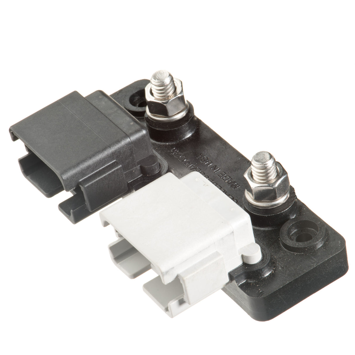 SBB2-12 - Sealed Buss Bar - 2-12 Cavity, Receptacles, A and B Keys, Grey and Black