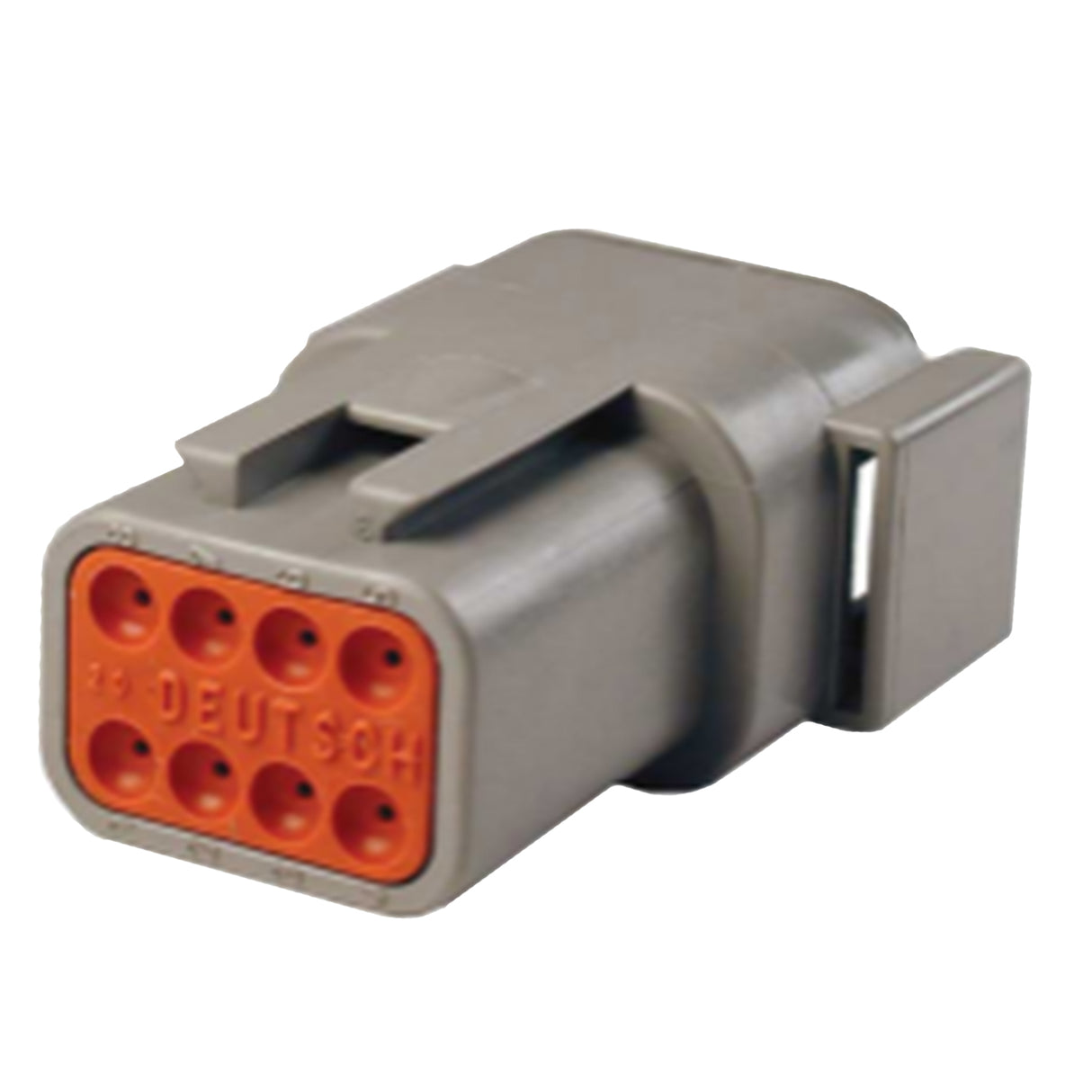 DTM04-08PA-RD - DTM Series - 8 Pin Receptacle - A Key, Red
