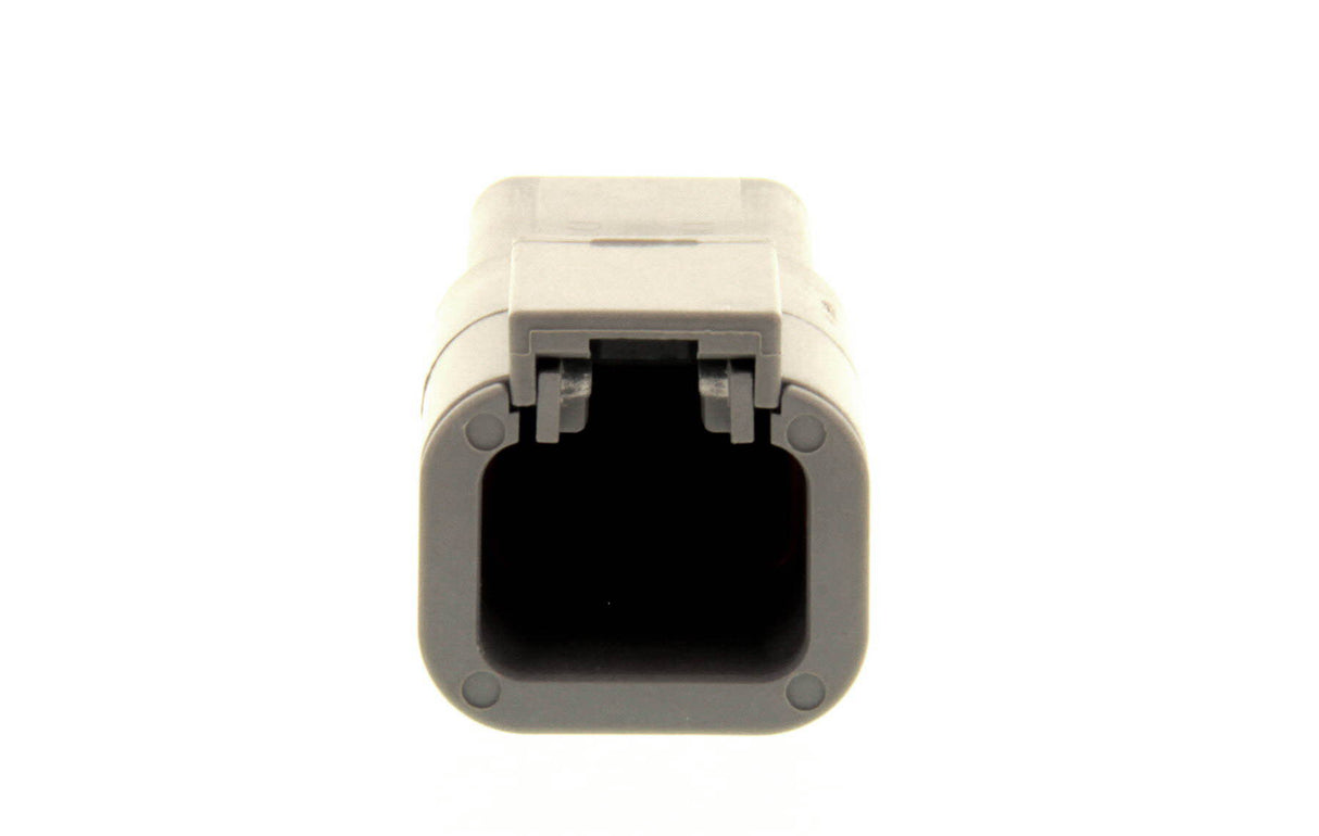 DTP04-2P-C015- DTP Series- 2 Pin Receptacle, Reduced Dia. Seal, Gray