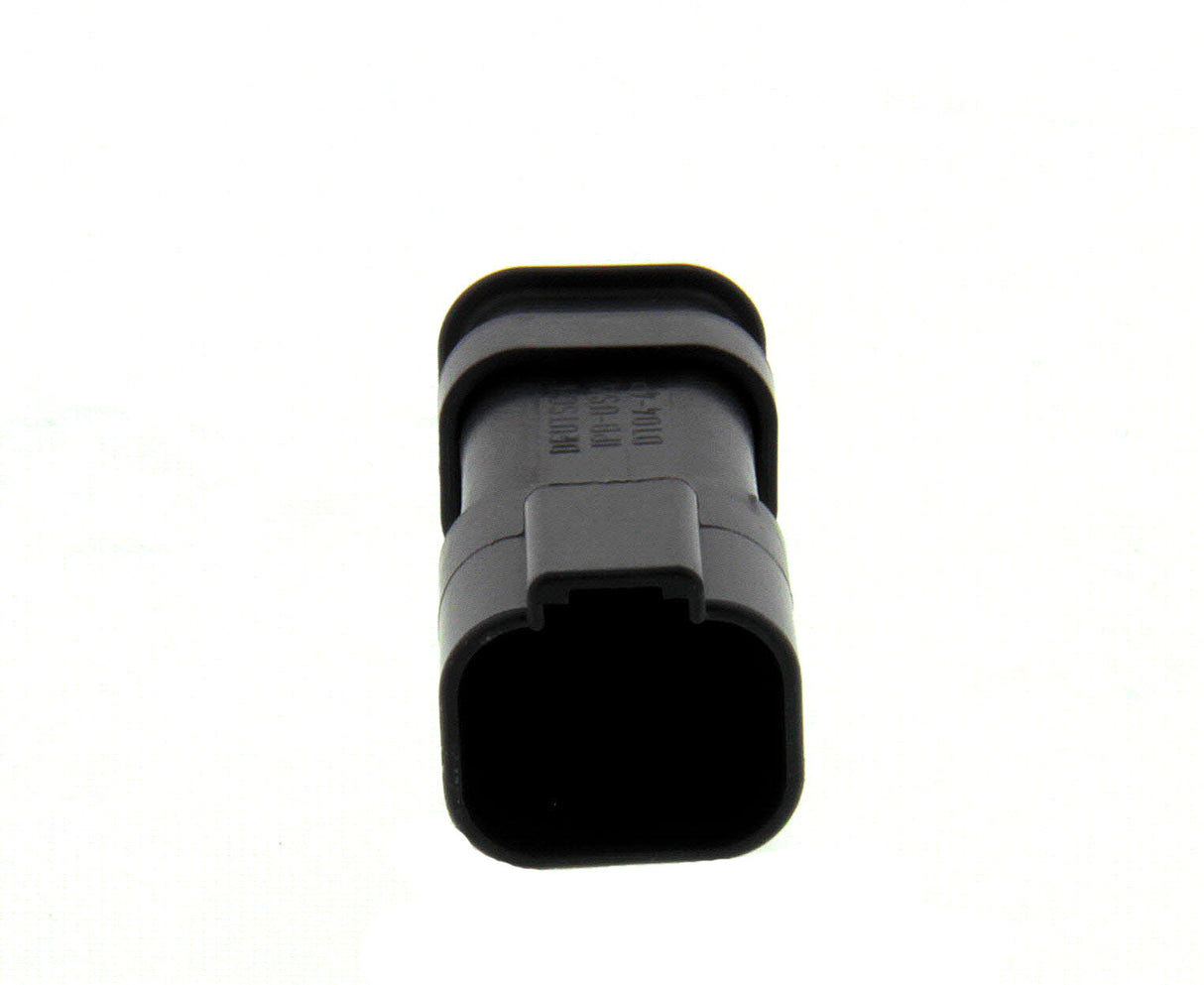 DT04-4P-LE13 - DT Series - 4 Pin Receptacle - Round Housing, End Cap, Black