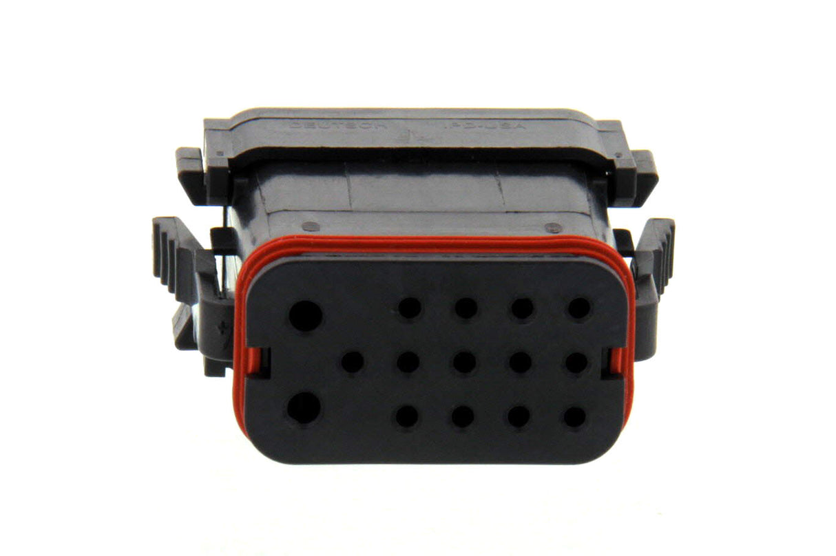 DT16-15SA-K003 - DT Series- Enhanced Seal Retention, 15 Cav, A Key, End Cap, Purple