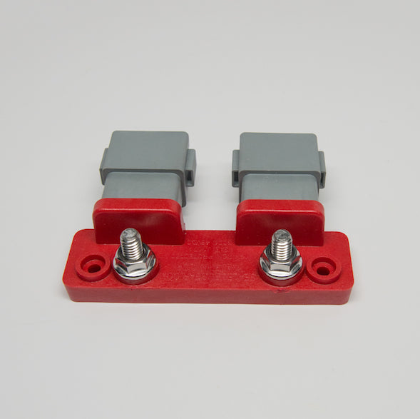 SBC-24R - 24 POS Right angle busbar, Red