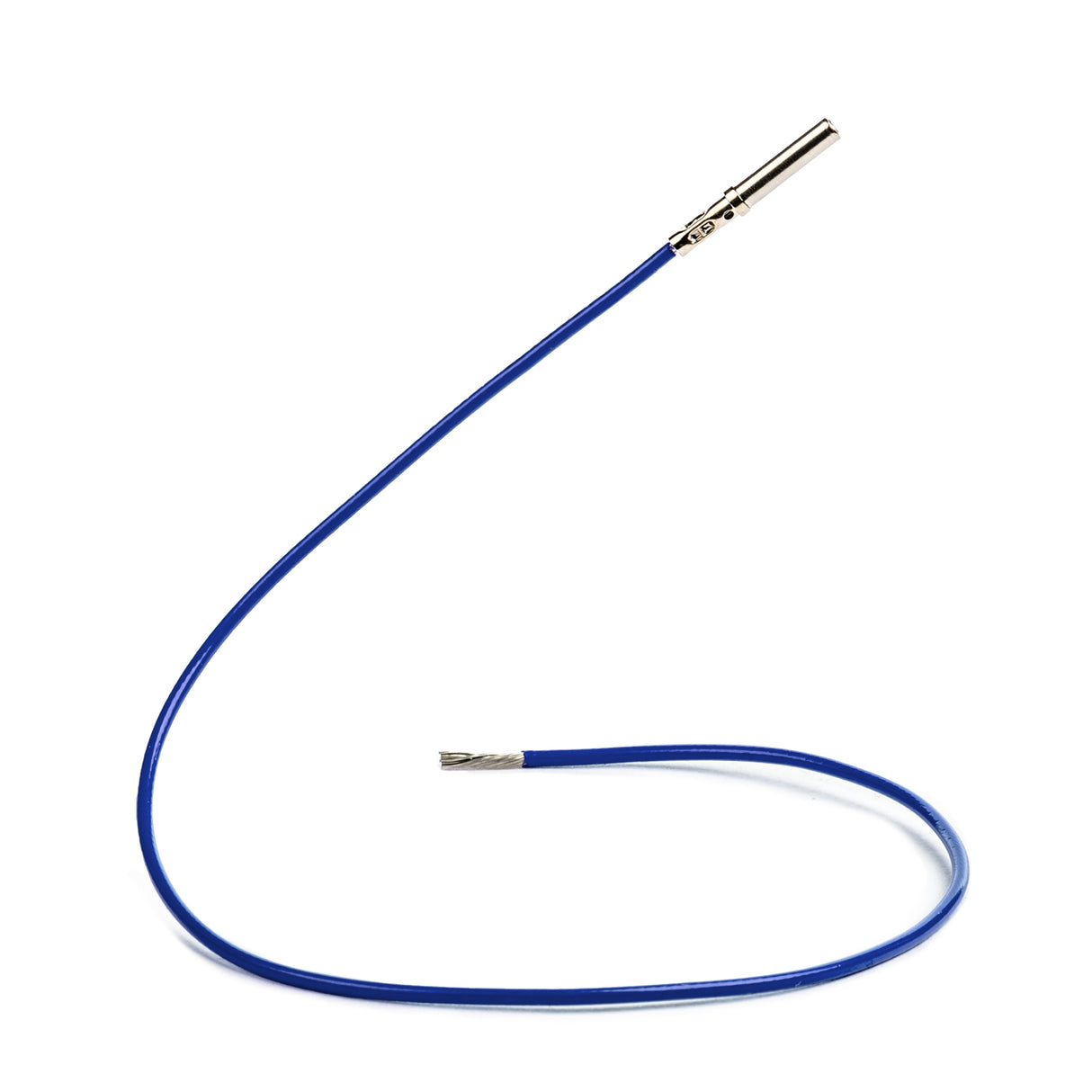 DL-16-BL-1FT-S - Tefzel Wire Lead - 16 AWG - BLUE - 1 FT - SOCKET