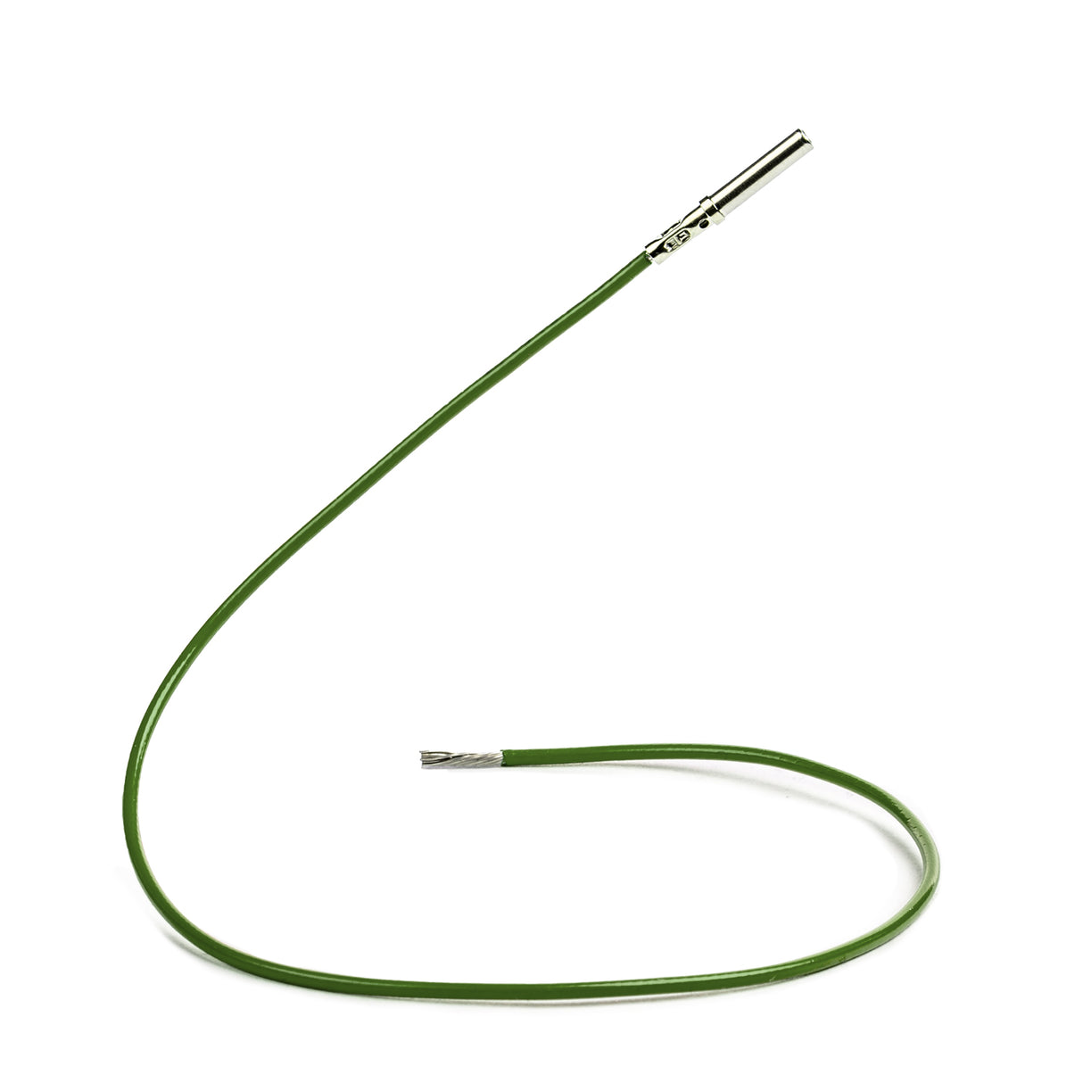 DL-16-GN-1FT-S - Tefzel Wire Lead - 16 AWG - GREEN- 1 FT - SOCKET