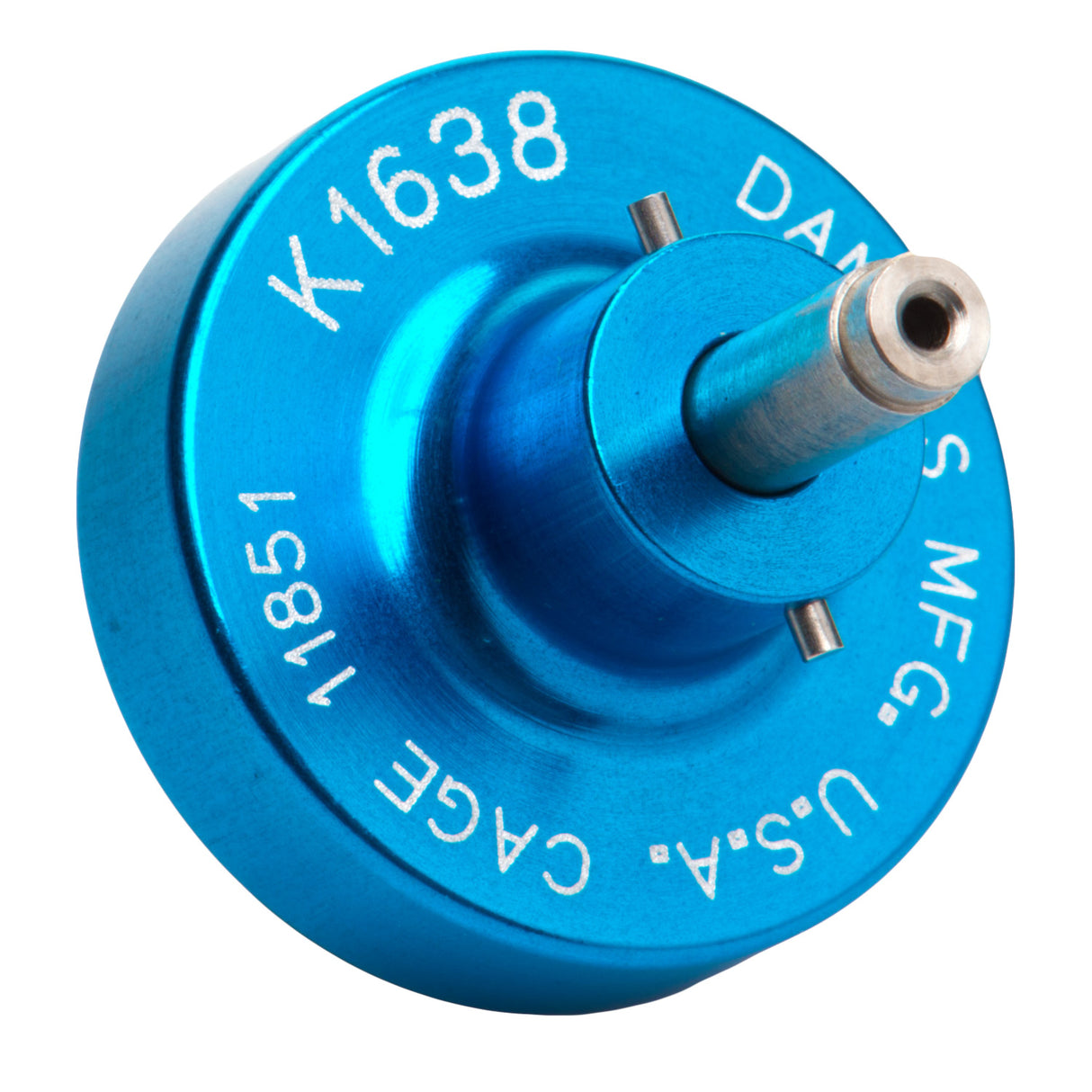 K1638 - AFM8 Crimper Positioner - Pin #605719-31 - Size 24 Contacts - 24-30AWG - Blue