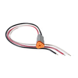 DT03GY-PP-16-1FT - Deutsch DT Series 3 Socket Connector Plug Pigtail, 16AWG