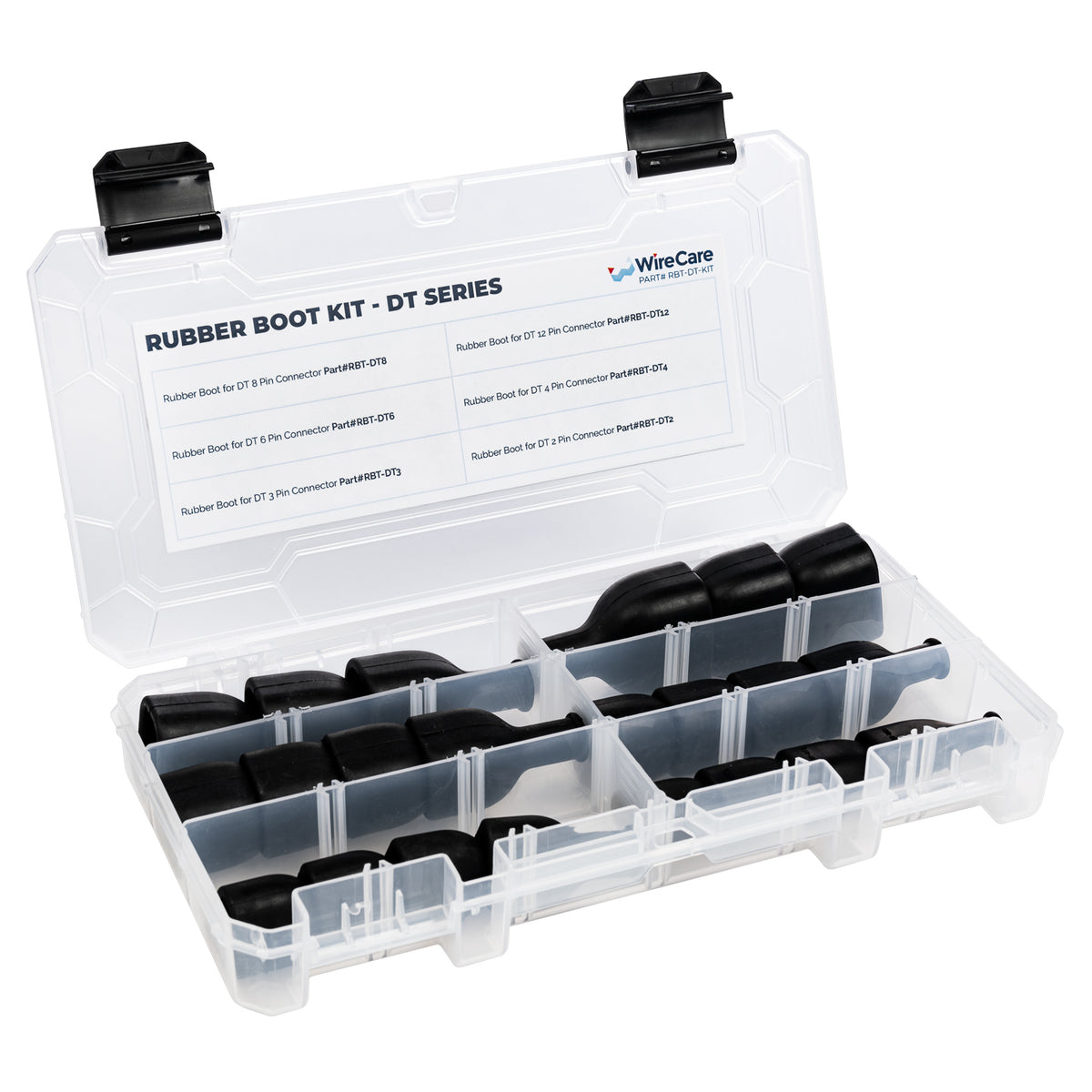 Boot Blacking Kit RBT-DT-KIT - RUBBER BOOT KIT FOR DT CONNECTORS, BLACK – BuyDeutsch