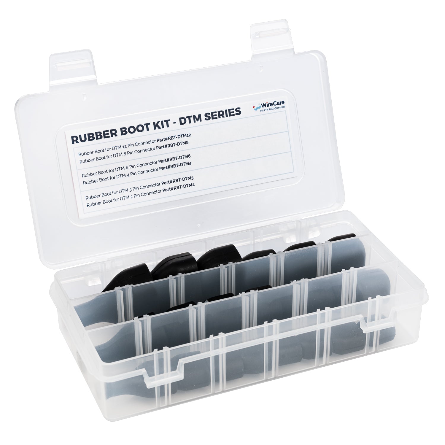 【即出荷】 - RBT-DTM-KIT RUBBER BLACK CONNECTORS, DTM FOR KIT BOOT DTM・DAW