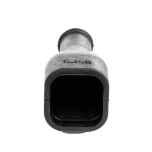 RBT-DTM6 - DTM Series - 6 Cavity - Flexible Rubber Boot - Black
