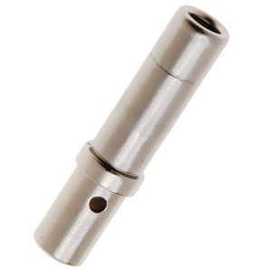 0462-203-12141 - Solid Socket - Size 12 - 12-14 AWG, 25 Amps, Nickel Plated
