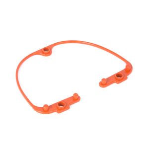 0513-017-8006 - DRC Series - 80 Cavity Receptacle Seal Casting -  Silicone Rubber, Orange