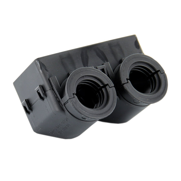 0528-001-5005 - DRC Series - 50 Cavity Plug Backshell - 90°, Black
