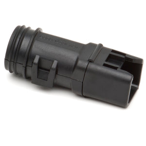 1011-227-0205 - DT Series - Backshell for 2 Cavity Plug - Straight, Black