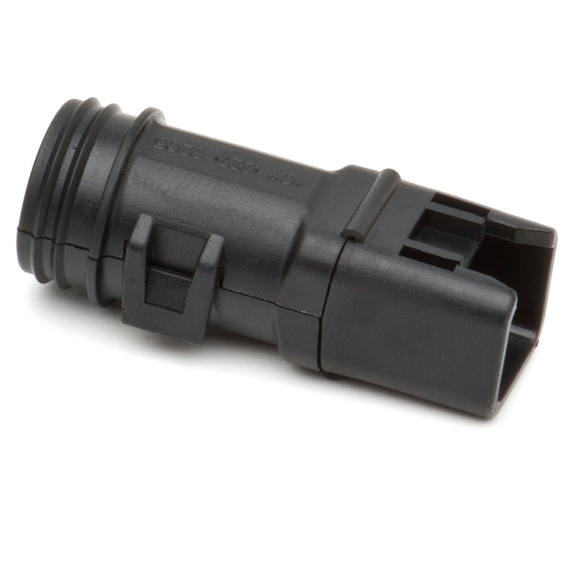 1011-227-0205 - DT Series - Backshell for 2 Cavity Plug - Straight, Bl ...