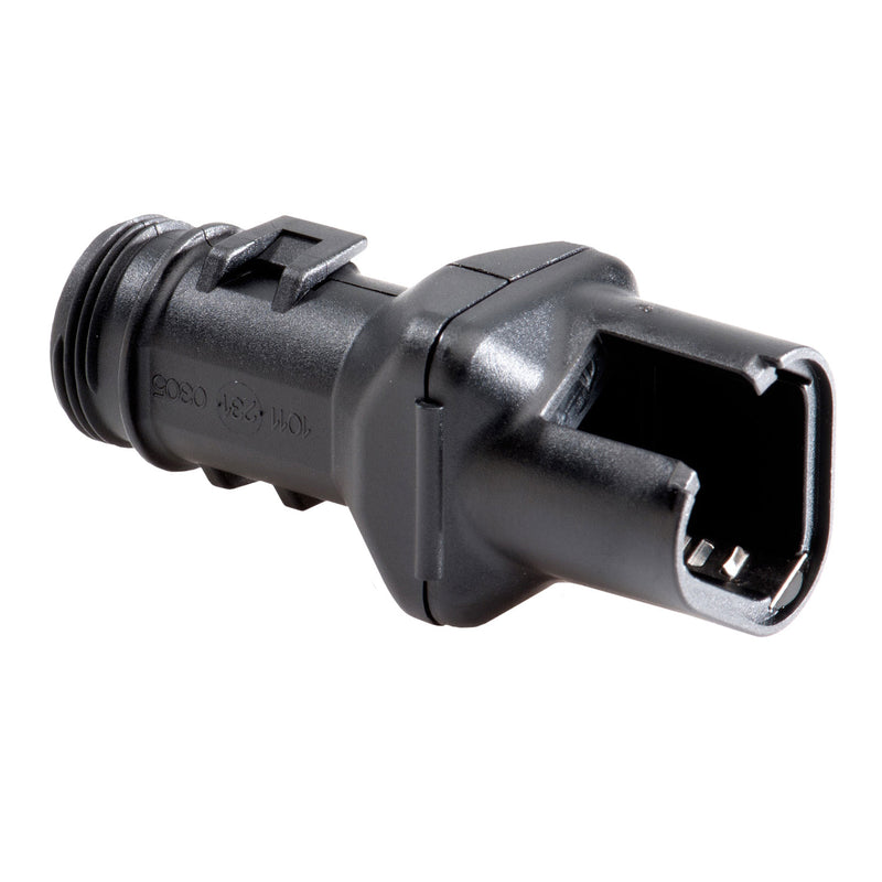 1011-231-0305 - DT Series - Backshell for 3 Cavity Plug - Straight, Bl ...