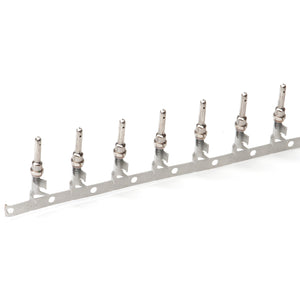 1060-12-0166 - Stamped & Formed Pin - Size 12 -12-14 AWG, .113-.176 Insulation, 25 Amps, Nickel Plated, Qty - 1 pin