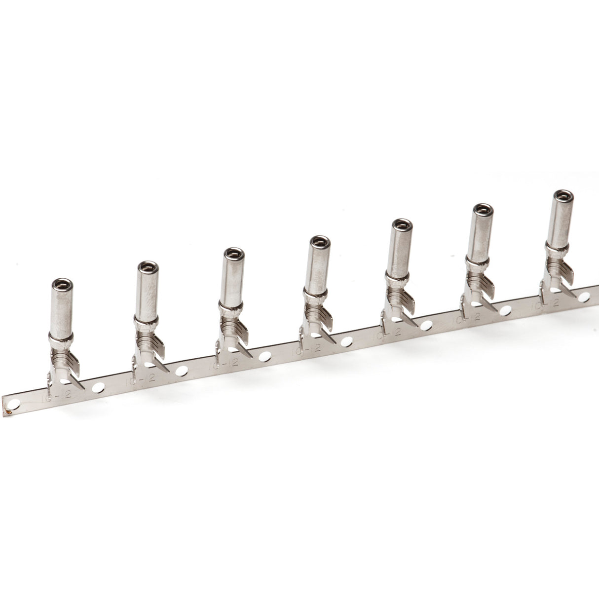 1062-12-0222 - Stamped & Formed Socket - Size 12 - 10 AWG, .140-.204 Insulation, 25 Amps, Nickel Plated, Qty - 1 Socket