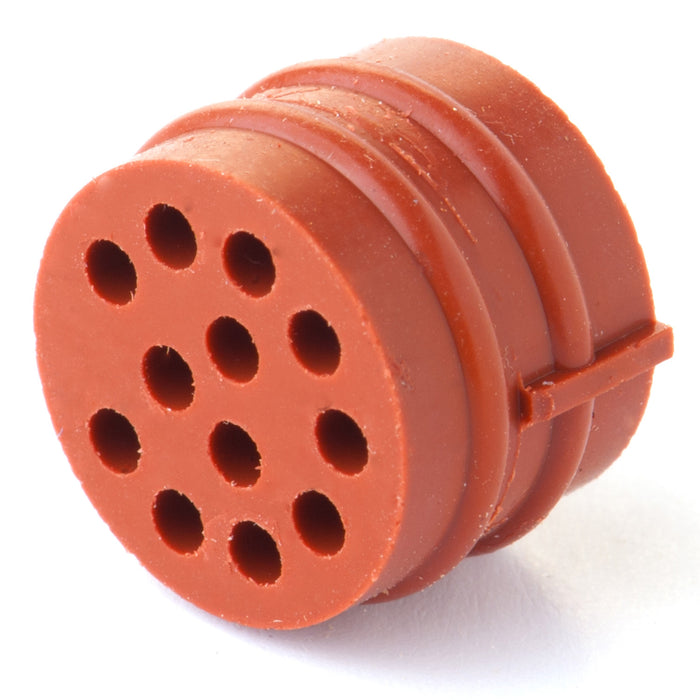 429621-12 - Quick Connect Series - Wire Seal, 12 Cavity, Orange