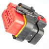776437-1 - AMPSEAL 16 - 12 WAY - PLUG - A KEY - RED