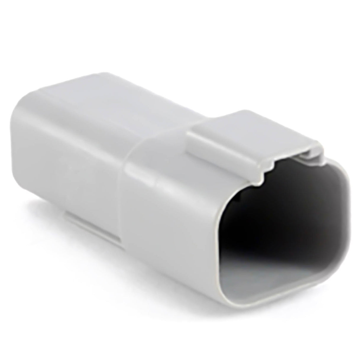 AT04-4P - AT Series - 4 Pin Receptacle - No Key,  Gray