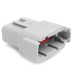 ATM04-12PA - ATM Series - 12 Pin Receptacle - A Key, Gray