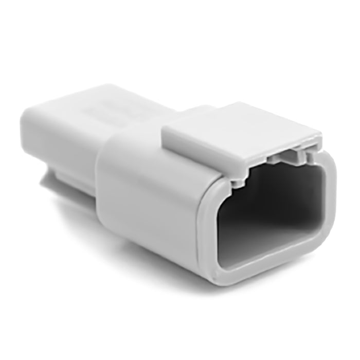 ATM04-3P - ATM Series - 3 Pin Receptacle - Gray