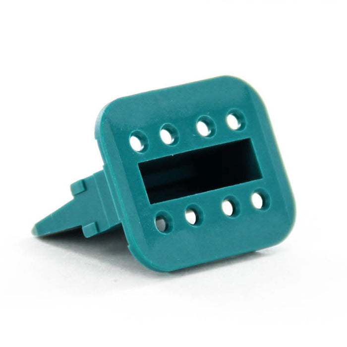 AW8S - AT Series -  Wedgelock for 8 Socket Plug - Green