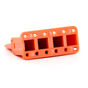 AWM-12S - ATM Series - Wedgelock for 12 Socket Plug -Orange