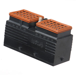 DRC18-40SA - DRC Series - 40 Socket Plug - A Key, In-Line, Black